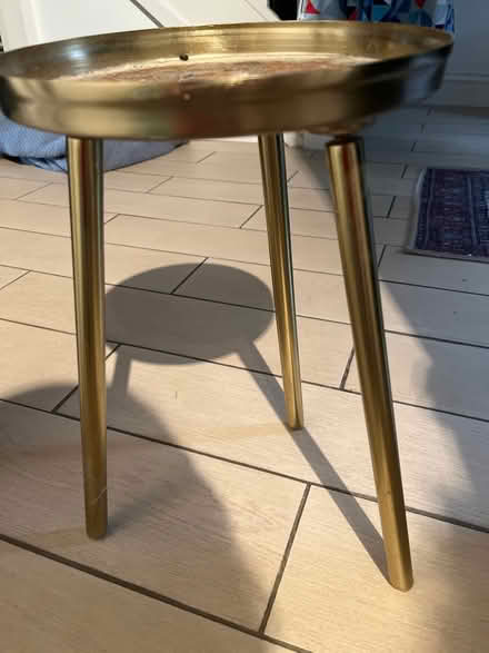Photo of free Rusty brass plant stand (N6 Highgate High Street) #1
