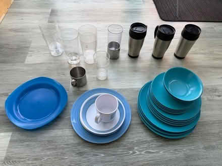 Photo of free Camping plates, bowls and mugs (Horndean) #1