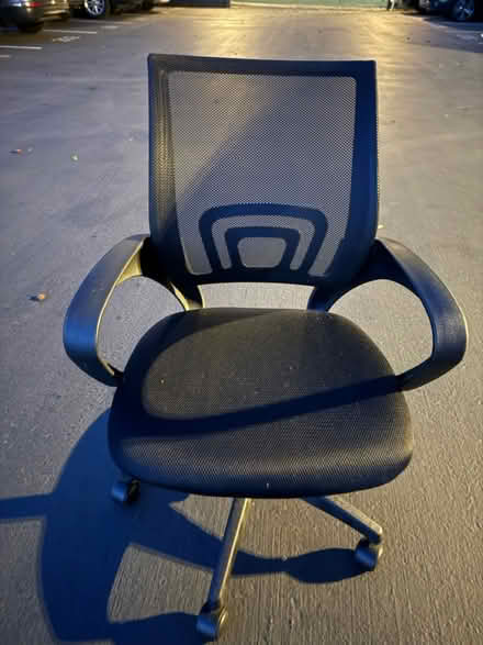 Photo of free Small mesh office chair (1075 Valencia Avenue) #1