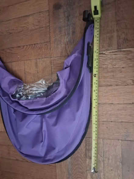 Photo of free Purple Foldable Stroller Canopy (Norwood area, Bronx, NY) #2
