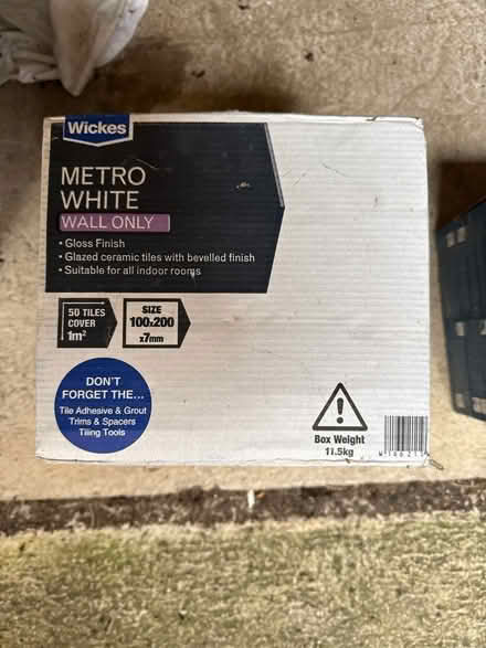 Photo of free White ceramic tiles #2 (Kingsteignton TQ12) #1