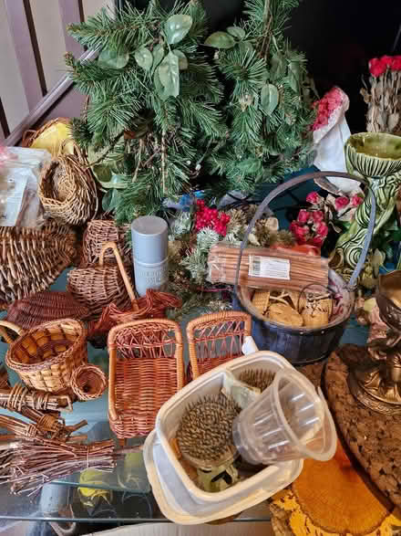Photo of free Box of flower arranging items (Denton) #3