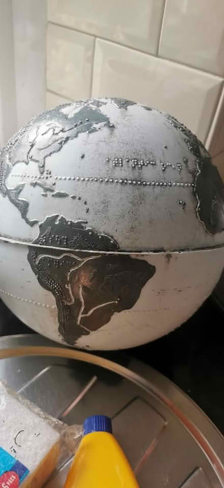 Photo of free Braille globe (Gregson Road, Lancaster) #1