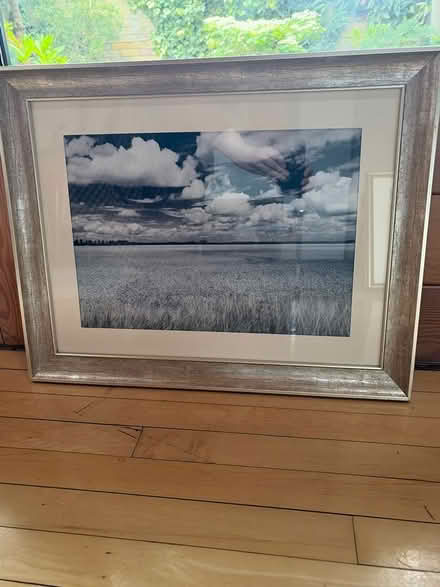 Photo of free Framed black & white print “Cornfield” “ (Mitcham's Corner CB4) #1