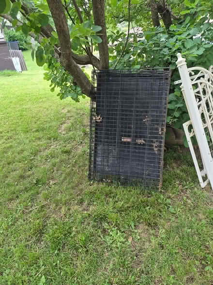 Photo of free White DAYBED frame only/Dog Crate (5702 n Euclid ave 64118) #2