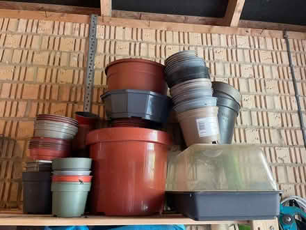 Photo of free Collection of plastic plant pots and propagating tray (Hove Station area BN3) #1
