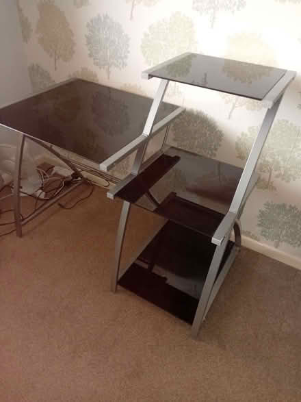 Photo of free Desk and Office Chair (Frimley Green GU16) #2