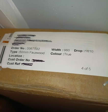 Photo of free Venetian blinds (Lordswood Chatham) #4
