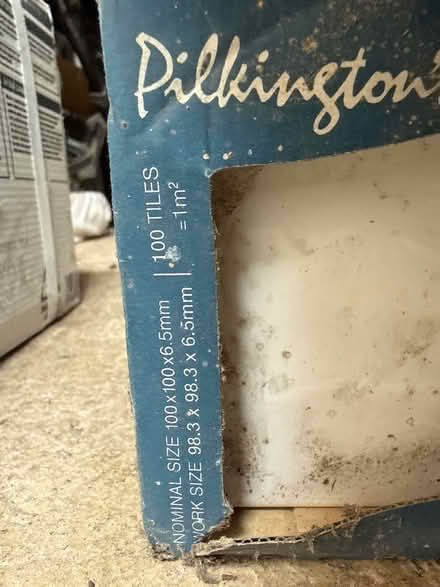 Photo of free White ceramic tiles (Kingsteignton TQ12) #3