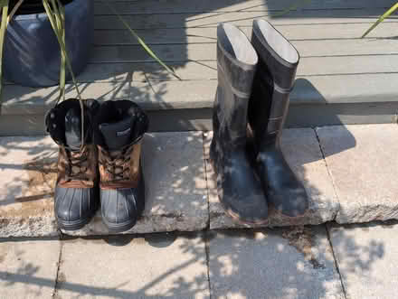 Photo of free Rubber boots, winter work boots (Glebe) #1