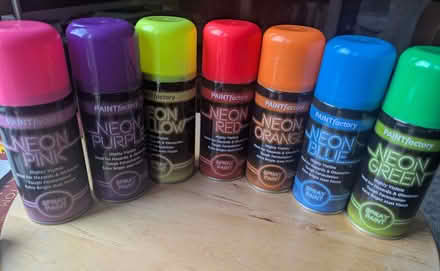 Photo of free Spray paint assorted neon colours (Cranbourne RG21) #1