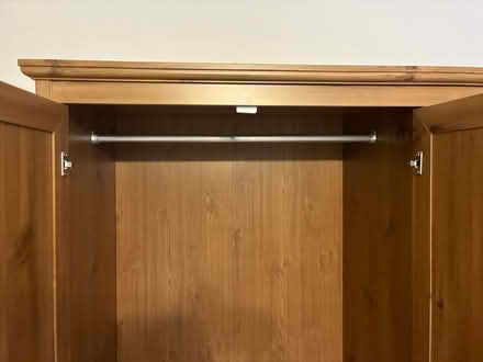 Photo of free Double Wooden Wardrobe 1.3m wide (kingston upon thames, KT2) #3