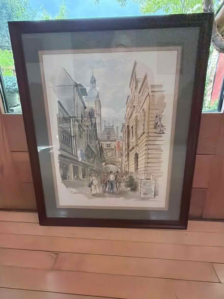 Photo of free Large framed print “The Big Clock” (Mitcham's Corner CB4) #1