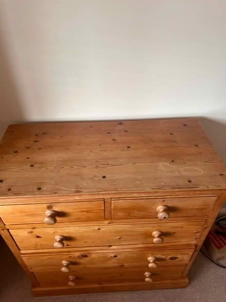 Photo of free Pine chest of drawers (Southsea) #2