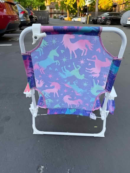 Photo of free Child’s folding beach chair (1075 Valencia Avenue) #3