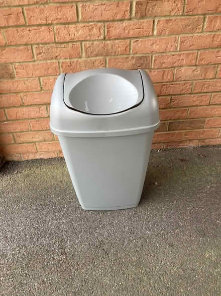 Photo of free Two Grey Plastic Swing Bins (Leigh Park BA13) #1