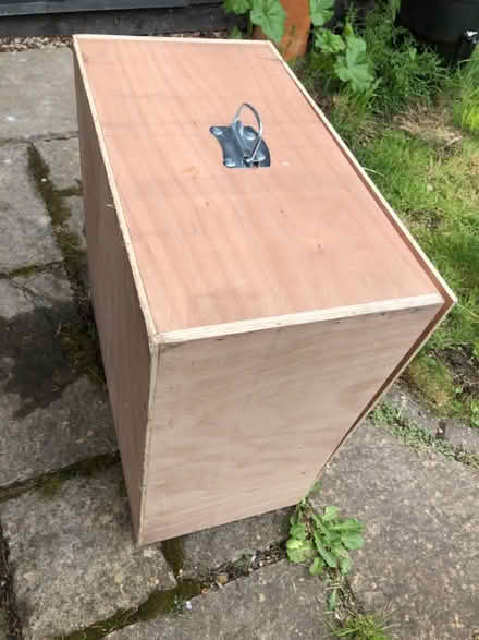 Photo of free square wooden box (botley road OX2) #1