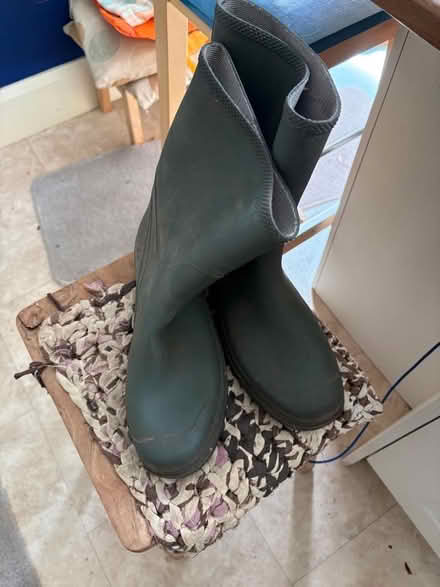 Photo of free Green 3/4 length wellies (Malvern Link WR14) #1