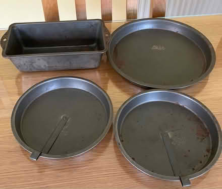 Photo of free Assorted cake tins (St. Michaels Mead, B/Stortford) #1