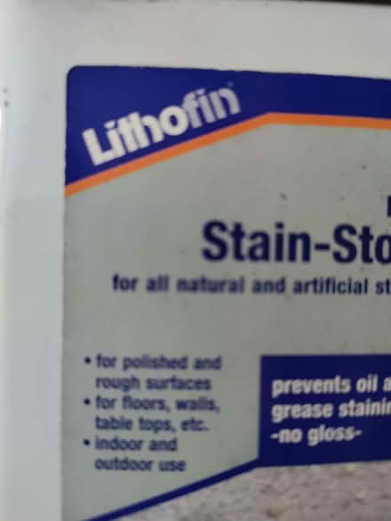 Photo of free Stain stop for stone (California DE22) #2
