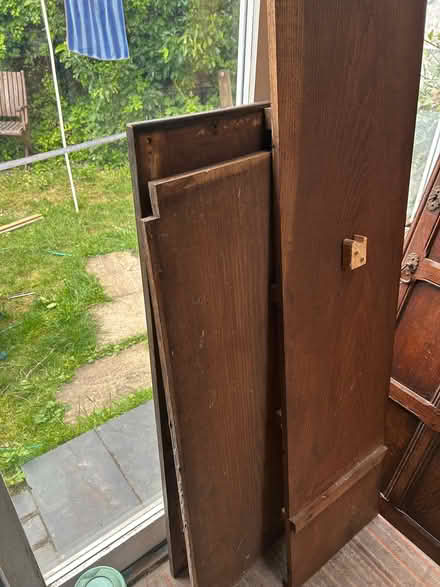 Photo of free Hard wood pieces Dismantled vintage wardrobe (New Marston OX3) #1