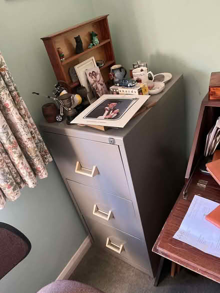 Photo of free 3 drawer grey filing cabinet (Danbury CM3) #1