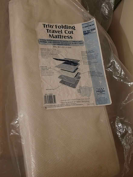 Photo of free Travel cot mattress (Old Basing RG24) #2