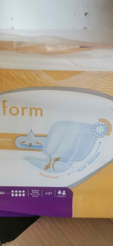 Photo of free Incontinence pads large (Gregson Road, Lancaster) #2