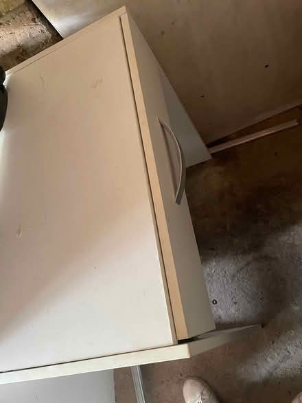 Photo of free White Office Desk with 3 Drawers (UB10 0SL) #1