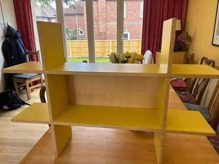 Photo of free One yellow, one blue wall shelf/book case. (Ball Hill CV2) #1
