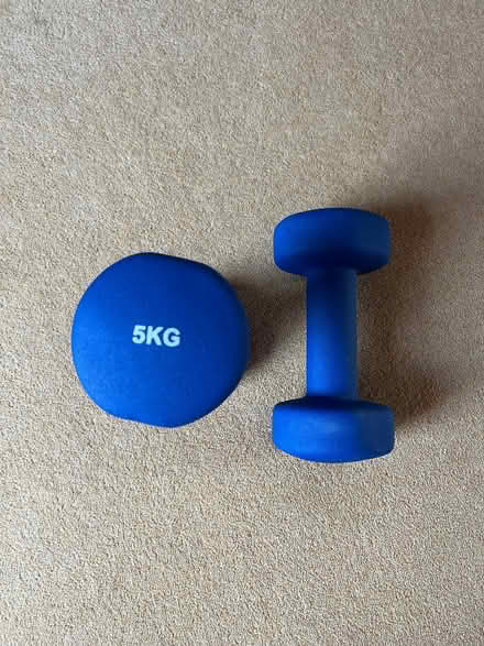 Photo of free Pair of 5kg weights (Wivenhoe CO7) #1