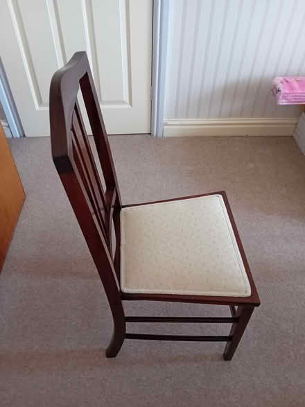 Photo of free 2 mahogany chairs (Garstang PR3) #3