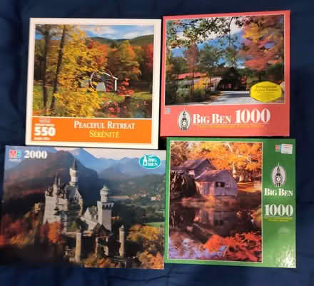 Photo of free (4) Jigsaw Puzzles - new/sealed (Saugus) #1