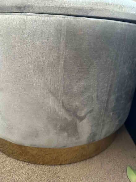 Photo of free Velvet foot stool with storage (OX29, witney) #4
