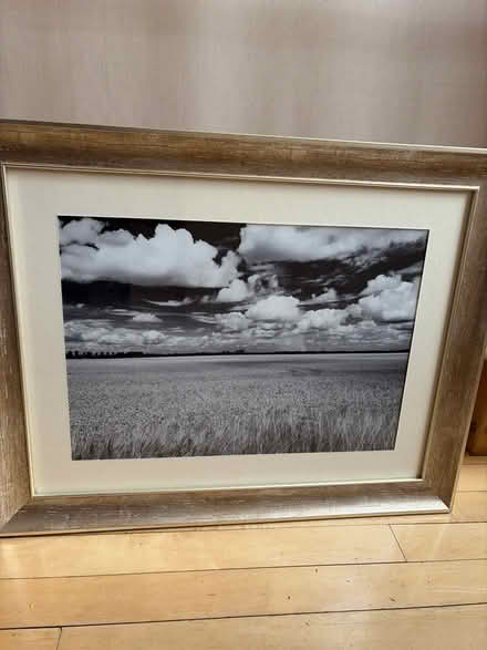 Photo of free Framed black & white print “Cornfield” “ (Mitcham's Corner CB4) #2