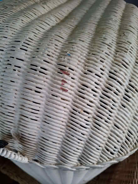 Photo of free Lloyd loom laundry basket. Rare round. (Appleby-in-Westmorland CA16) #2