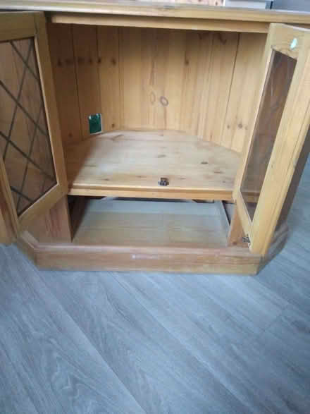 Photo of free Pine TV cabinet (Rockwell Green and West District Ward TA21) #2