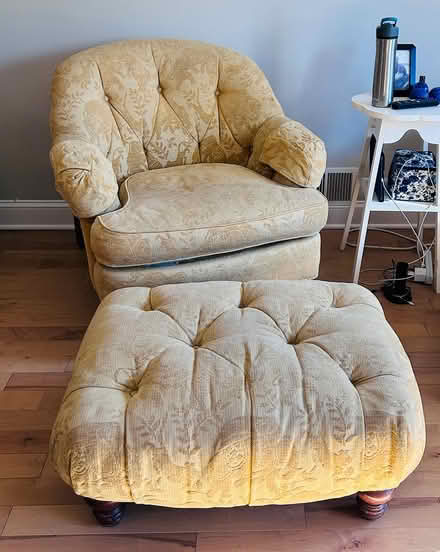 Photo of free Arm chair w/ ottoman (Peekskill) #1