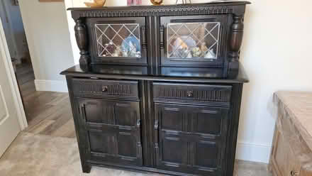 Photo of free Dark Wood Cabinet (Leftwich CW9) #1
