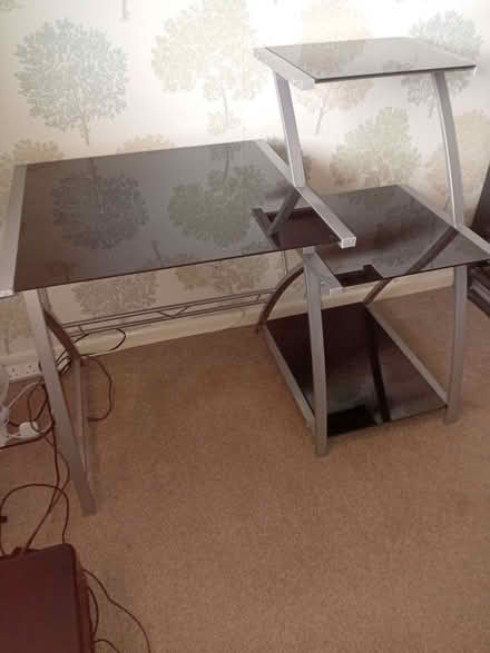 Photo of free Desk and Office Chair (Frimley Green GU16) #3