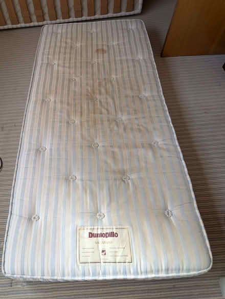 Photo of free Full size single bed and headboard (Langho BB6) #3