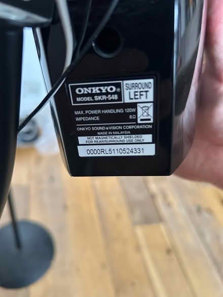 Photo of free Small speaker with stand (Earlsfield SW18) #2