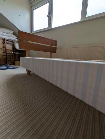 Photo of free Full size single bed and headboard (Langho BB6) #2