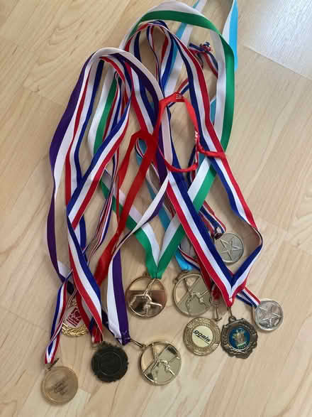 Photo of free A selection of children’s medals for football and gymnastics (Lamorbey DA15) #1