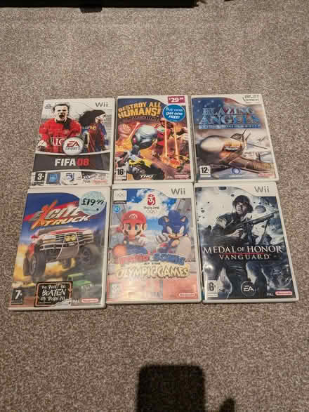 Photo of free Wii Games Discs x 6 (Maer Rocks EX8) #1