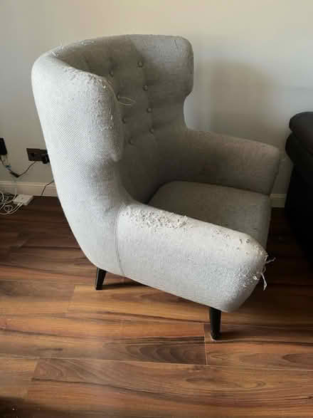 Photo of free Large armchair needs reupholstering (Cove Bay) #3