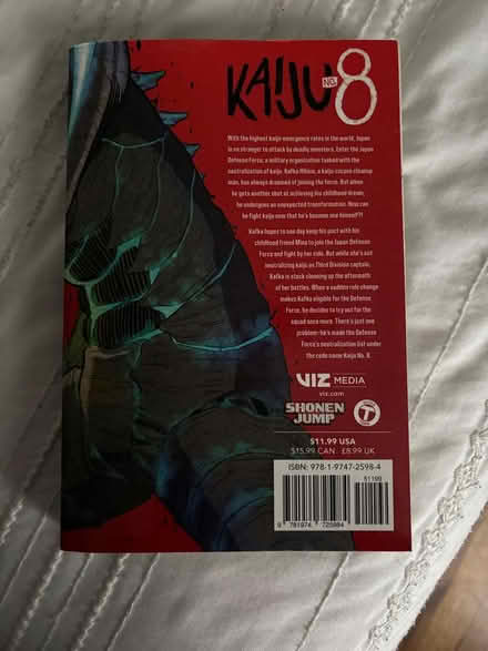 Photo of free Kaiju No.8 Manga Vol 1 (Raytown) #2