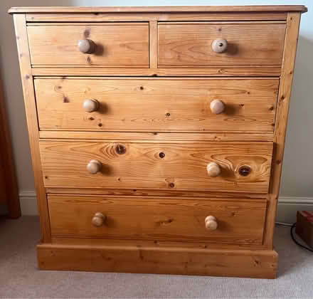 Photo of free Pine chest of drawers (Southsea) #1