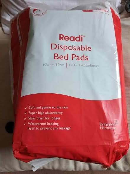 Photo of free disposable bed pads (Parnwell PE6) #1