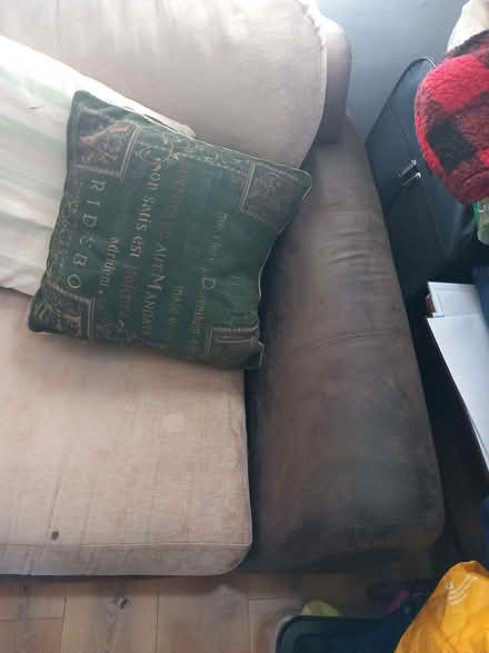 Photo of free 1brown sofa to go asap pick up only about 20 years old as se (Hattersley SK14) #3